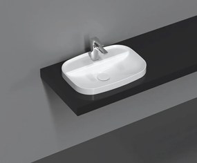 Isvea Isvea, INFINITY kerámia mosogató, 55x40cm, fehér, 10NF50055