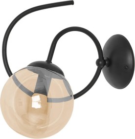 KAJA K-5128 FLORO Sárga Színű Fali Lámpa 1xE14 10W IP20