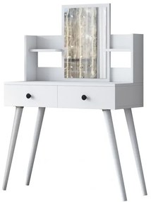 Öltözködő asztal 111,8x97,8 cm fehér