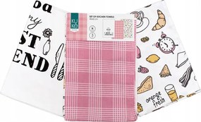 Konyhai Törlőkendő Szett 3 Db 40x60 Törlőkendő 014 Food