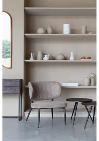 Világosbarna fotel Sanne – White Label