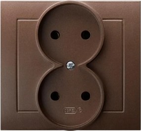 Ospel Kormány barna dupla aljzat GP-2W/52