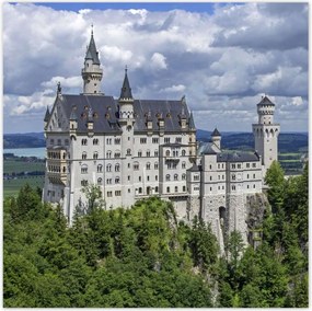 Poszterek 100x100 Neuschwanstein kastély