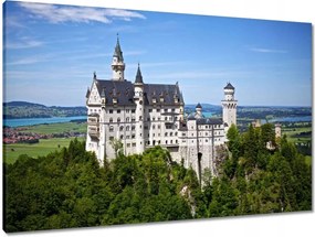 Vászonkép 90x60 Neuschwanstein kastély