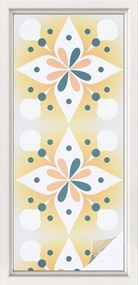 Öntapadós Ablakfólia Adatvédelem Virágos szimmetria 50x116