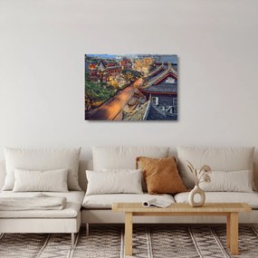 Kép - Qintai Road, Chengdu, Kína (üvegen) (70x50 cm)