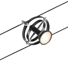 Paulmann 94440 - 5x GU5,3/10W CARDAN spotlámpa, 230V, fekete