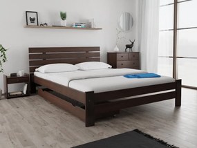 Magnat PARIS magasított ágy 160x200 cm, diófa Ágyrács: Ágyrács nélkül, Matrac: Matrac nélkül
