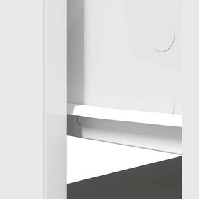 fehér konzolasztal fiókokkal 85,5x38,5x74,5 cm