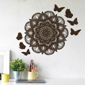 Dekoratív 3D pillangók a falra 6 db