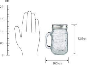 REFRESH pohár tetővel, 450ml