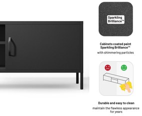 XL ROSARIA RTV SZEKRÉNY – FEKETE (1700 x 400 x 500)