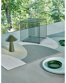 Zöld kültéri-beltéri szőnyeg 70x90 cm Hill Army Misty Mint – Pappelina