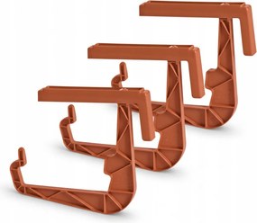 Erkély kaspó tartók Állítható akasztók 3 db