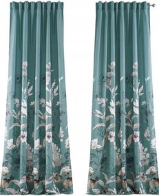 140/245 Virágmintás Függöny 1 Db