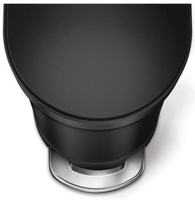Acél pedálos szemetes 45 l Slim – simplehuman