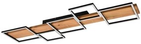 LED mennyezeti világítás Trio Harper fekete TR 622910532