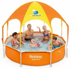 Bestway Steel Pro UV Careful talaj feletti gyerekmedence 244 x 51 cm