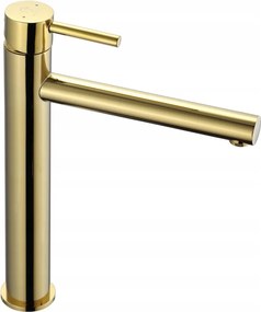 Álló Mosdó Csaptelep Magas Citre Arany Sea Horse