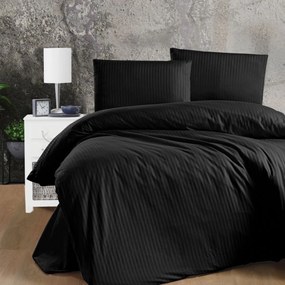 Fekete damaszt lapok TiaHome - 1x Párna 90x70cm, 1x Paplan 140x200cm