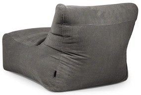 Világosszürke kordbársony babzsákfotel Lounge 100 – SLOWDOWN
