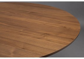 Kerek étkezőasztal diófa dekoros asztallappal ø 120 cm Barlet – Dutchbone