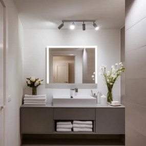 Brilagi - Fürdőszobai spotlámpa SELE 4xGU10/30W/230V IP44 ezüst