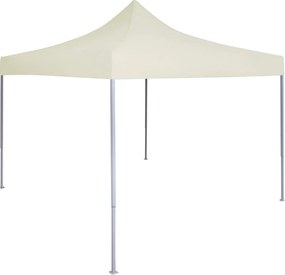 vidaXL Partysátor Krém 200 x 200 x 315 cm Oxford Szövet