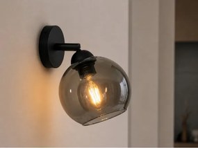 Fali spotlámpa UNO 1xE27/60W/230V fekete