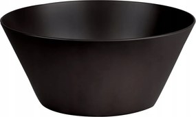 Kesper Gyümölcsös és salátástál fekete átmérőjű 25 cm