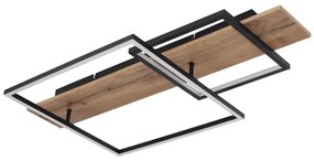 Globo 67289D1 - LED mennyezeti lámpa VANNI LED/24W/230V barna/fekete