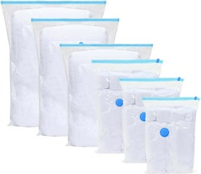 vidaXL Tárolótáskák Falra szerelhető 20 pcs Átlátszó és Kék 70 x 50 cm