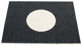 Fekete-fehér kültéri-beltéri szőnyeg 70x90 cm Vera Black – Pappelina