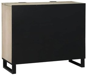 Komód Fehér 90 x 33 x 75 cm tömör mangófa