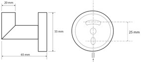 SAPHO XB201 X-Round Black kampó, fekete