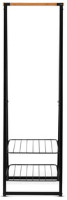 Fekete acél ruhatartó állvány Linn – Brabantia