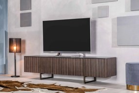 OMEGA modern TV-szekrény - ében/fekete márvány