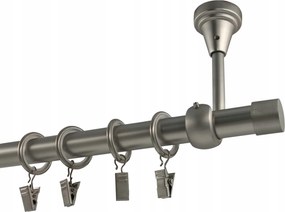 Függönykarnis Fém Mennyezeti 19mm MIX Végek Szatén 240cm Smart galvanizált