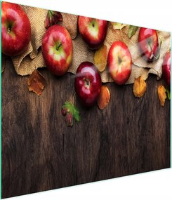 Üveg Vágódeszka 52x30 Alma Edzett Üveg