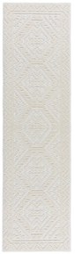 Krémszínű mosható zsenília futószőnyeg 60x240 cm Jaipur – Flair Rugs
