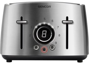 Sencor - 4 szeletes kenyérpirító 1600W/230V matt króm