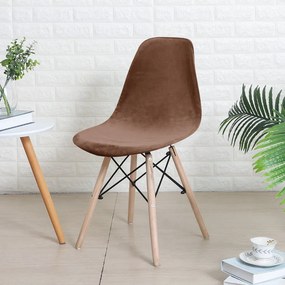 Kis KagylószékHuzat (bársonyos, barna)