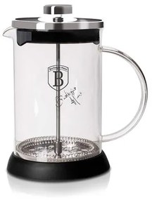 BerlingerHaus Dugattyús kávé és teafőző (800 ml) Black Silver Collection  BH/6303A