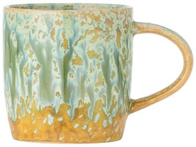 Sárga-világoszöld kőedény csésze 400 ml Milani – Bloomingville