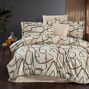 Efekt pamut ágyneműhuzat TiaHome - 2x Párna 90x70cm, 1x Paplan 200x220cm