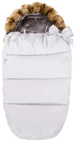 PreHouse Luxus táska szőrmével 4 az 1-ben - világosszürke