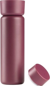 Borvörös rozsdamentes acél termobögre 650 ml Singles – Zone