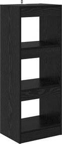 vidaXL Könyvespolc Musta tammi 40 x 30 x 103 cm Faanyag