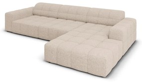 Bézs sarokkanapé (jobb oldali) Chicago – Cosmopolitan Design