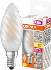 Led izzó E14 3,4W 2700K CRI90 Tompítható Osram